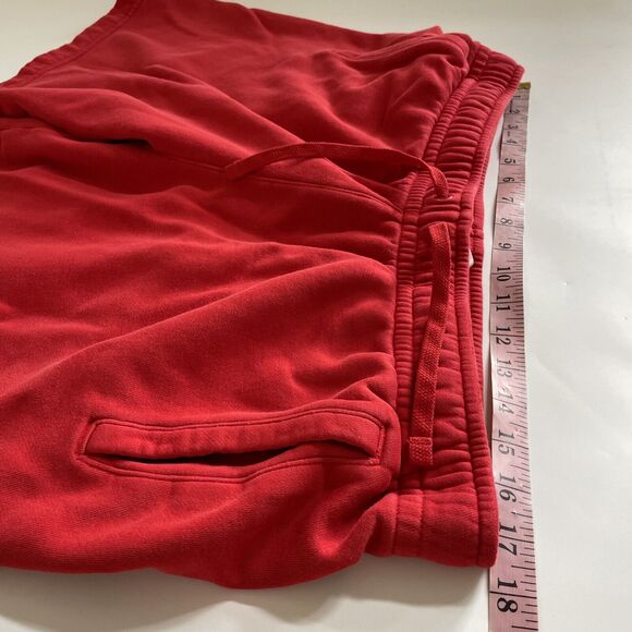 Vintage Nike Men Shorts XL Red Big Swoosh Gym‎ Drawstring Retro Y2K Streetwear - Picture 8 of 10